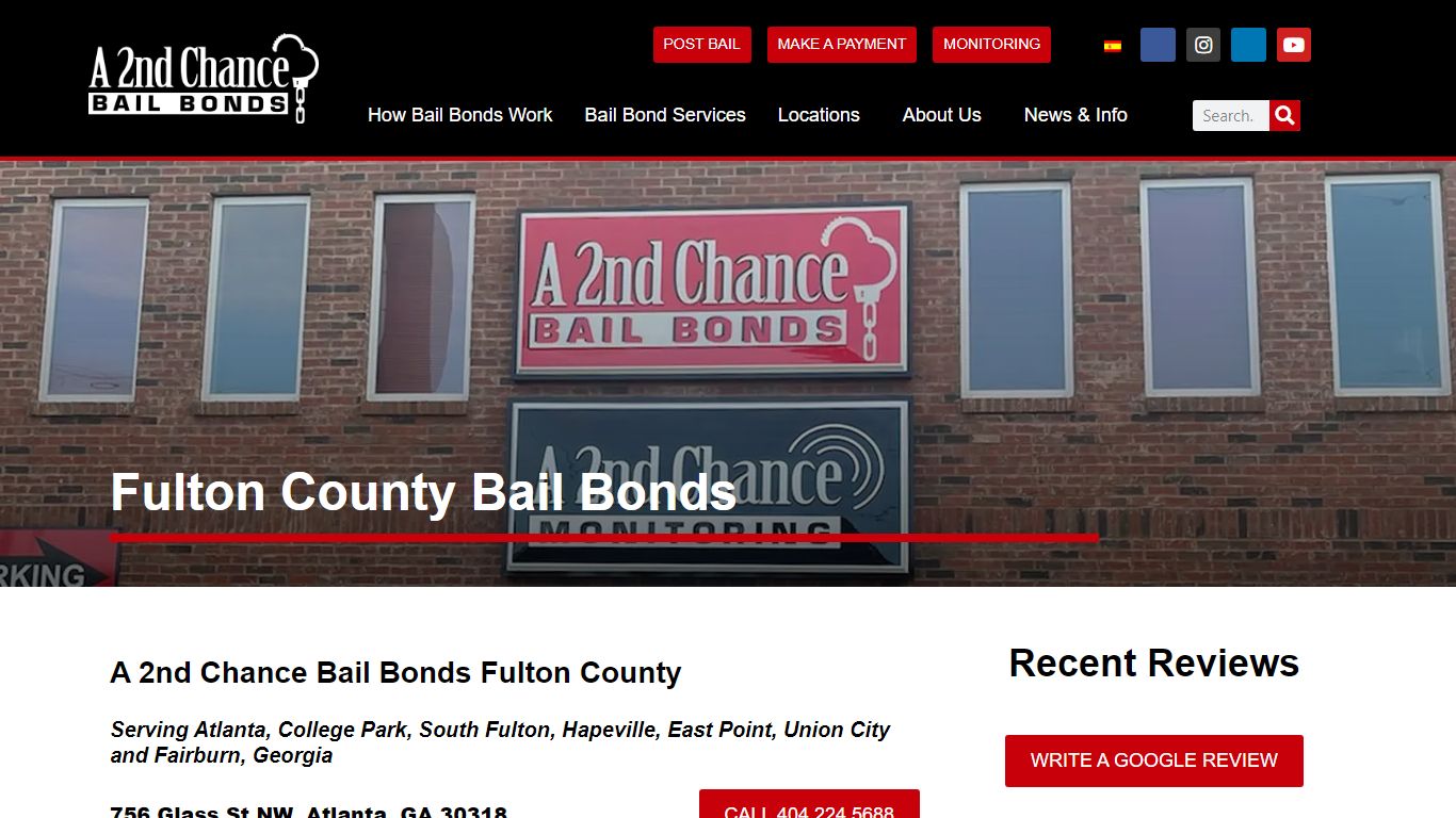 Fulton County Bail Bonds - a 2nd Chance Bail Bonds