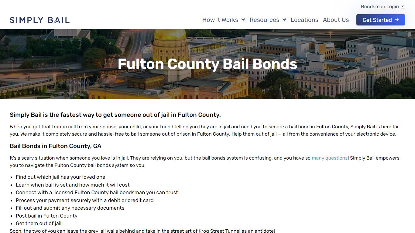 Fulton County Bail Bonds - Simply Bail